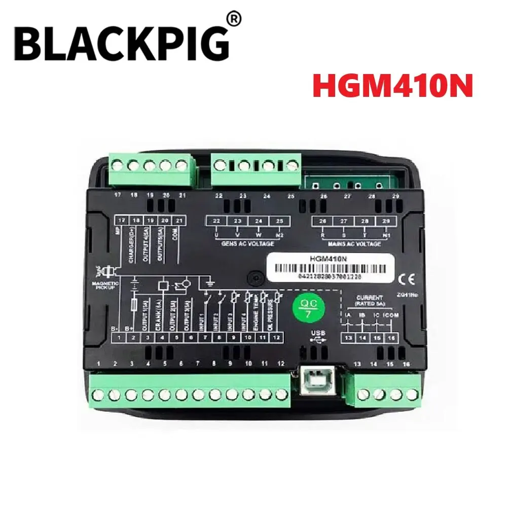 SmartGen HGM420N HGM410N Generator Controller AMF Auto Start Stop Control Module LCD Display Genset Spare Partsl