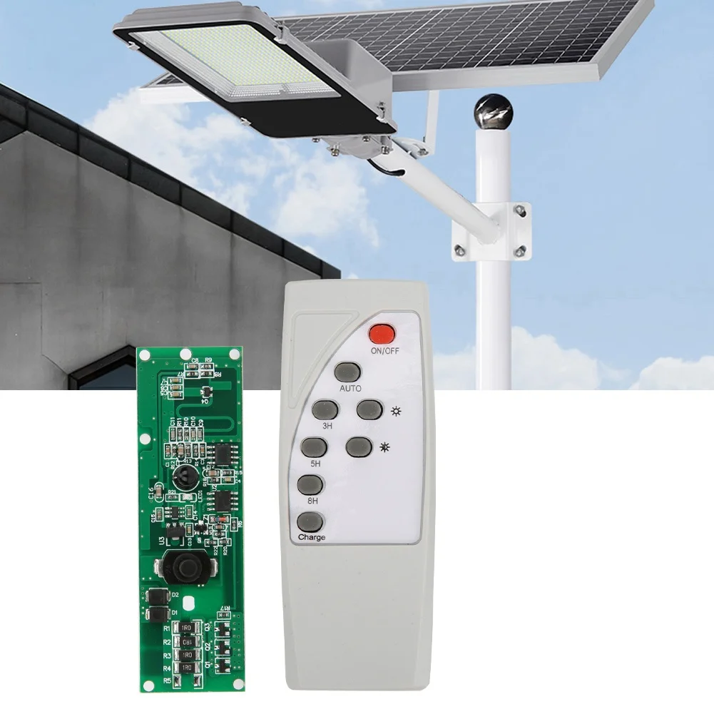 E9 Solar Circuit Board Light Controlled Radar Human Body Induction +Remote Control 3.2V 3.7V Solar Light Circuit Control Board