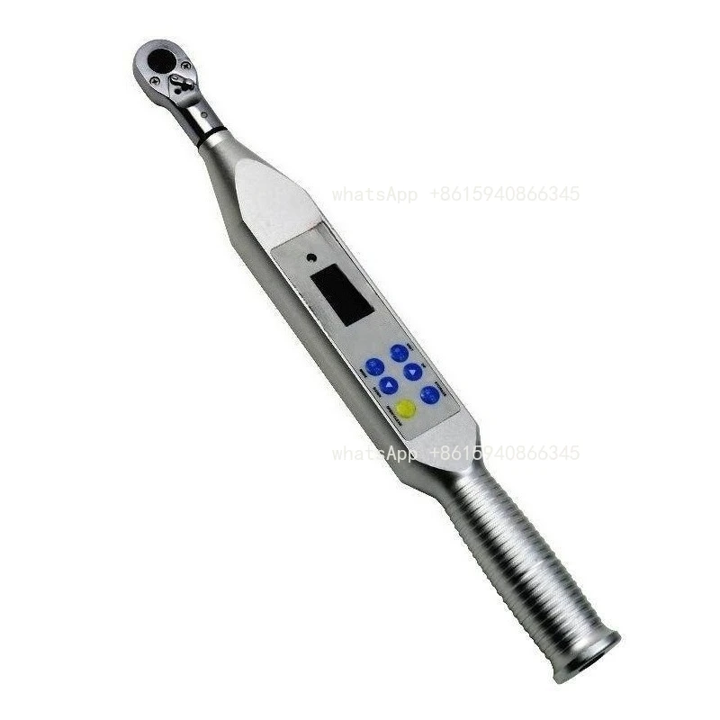 Digital Display Torque Wrench, 50N.m Rechargeable Adjustable Open Head, Replaceable Head Precision Torsion Wrench