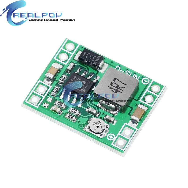 MP1584EN 3A Ultra-Small Size DC-DC Step Down Supply Module Adjustable power descending output module 24V 12V 9V 5V 3V LM2596