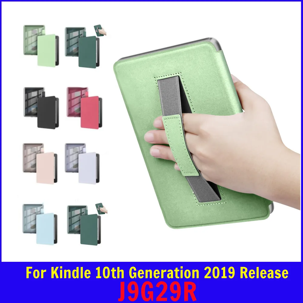 

Акриловая прозрачная задняя панель для Kindle 10-го поколения, 6-дюймовый чехол, 2019 г., выпуск J9G29R, электронная книга с ремешком на руку, чехол для сна Wake UP
