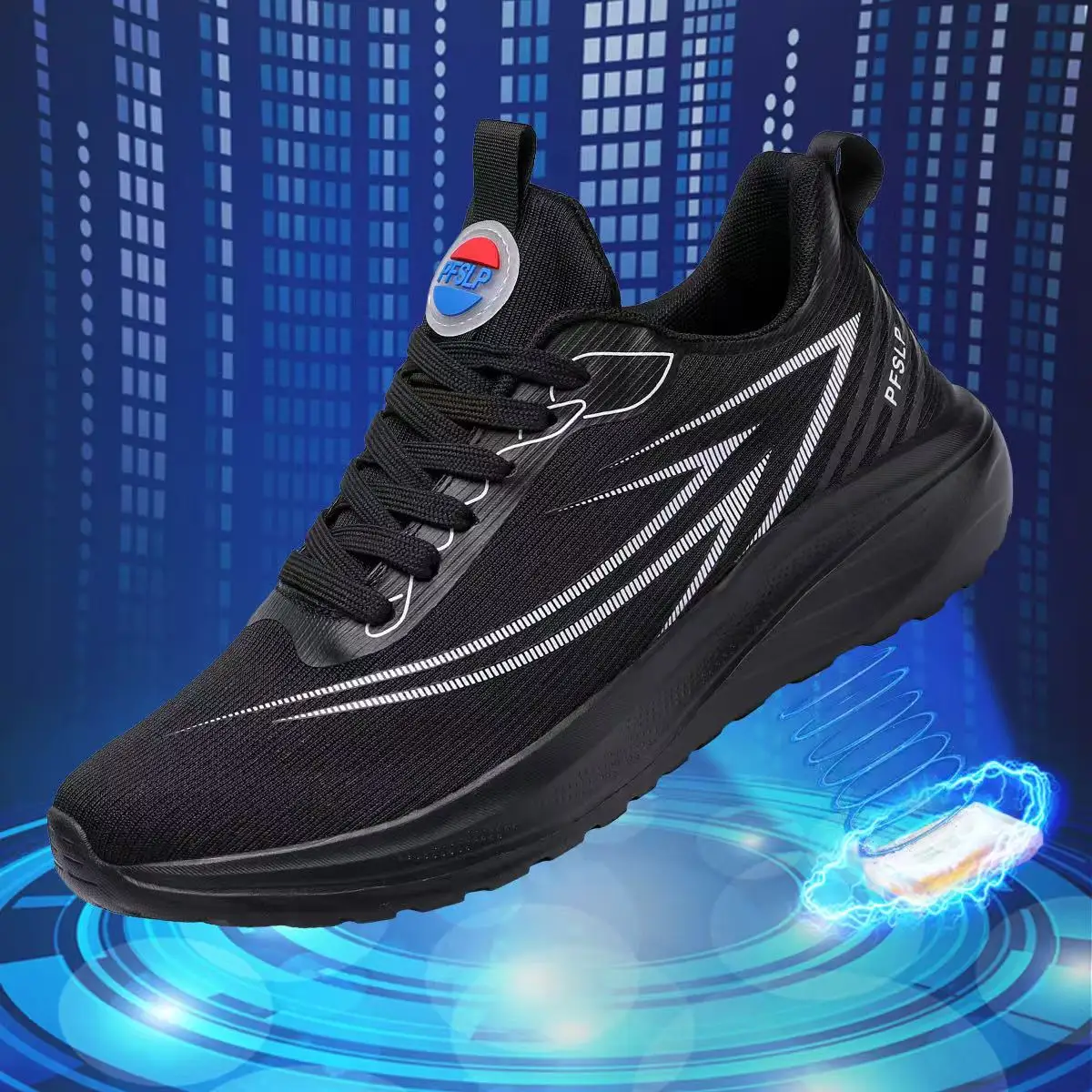 

Breathable Mesh Men Shoes Trendy Lightweight Walking Flats Plus Size Male Tennis Sneakers Outdoor Running Fitness Shoes 2025