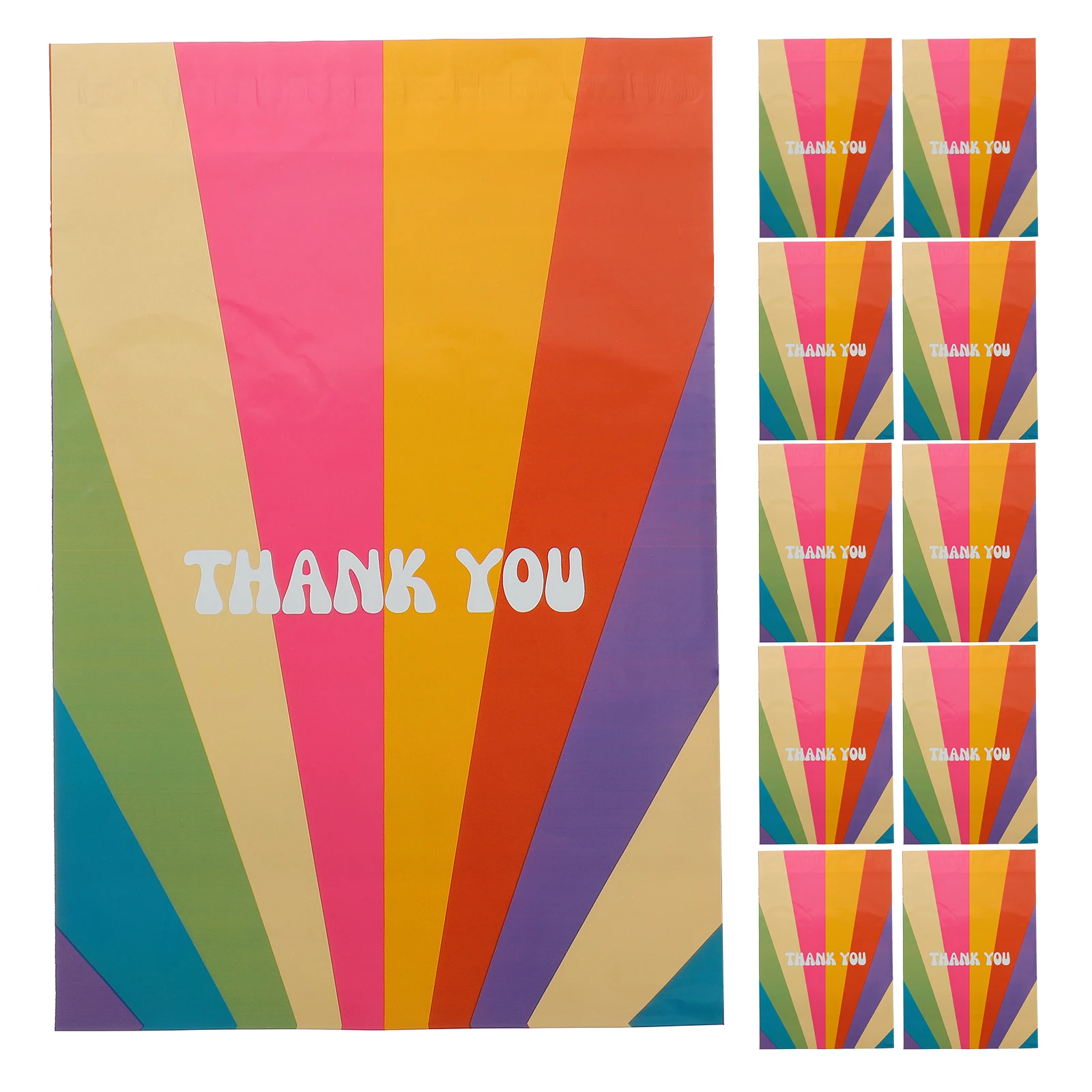 100pcs Waterproof Mailing Pouches Self-Seal Shipping Bags For Clothing Lightweight Leak-Proof Strong Adhesive Packaging Pouches