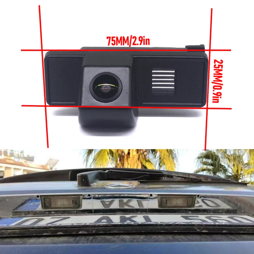 Night Vision For Mercedes Benz Vito W639 2003~2019 Vehicle Rear View Reverse Camera Waterproof High Quality 140° Fisheye Camera