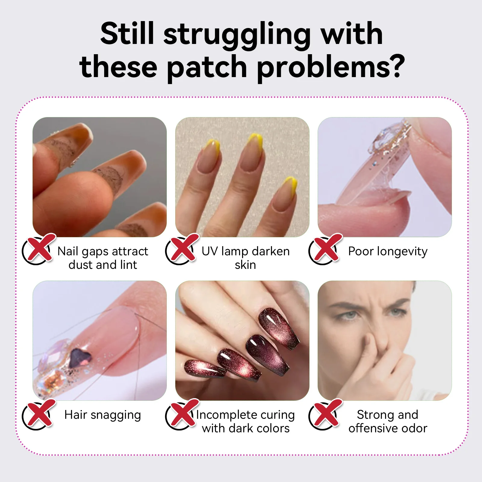 ولد جميل 7 مللي مسمار نصائح الغراء 20 مللي مسمار مزيل الصمغ للأظافر كاذبة 5S سريع الهواء الجاف عديم الرائحة صيغة خليتون خالية بسهولة إزالة #3