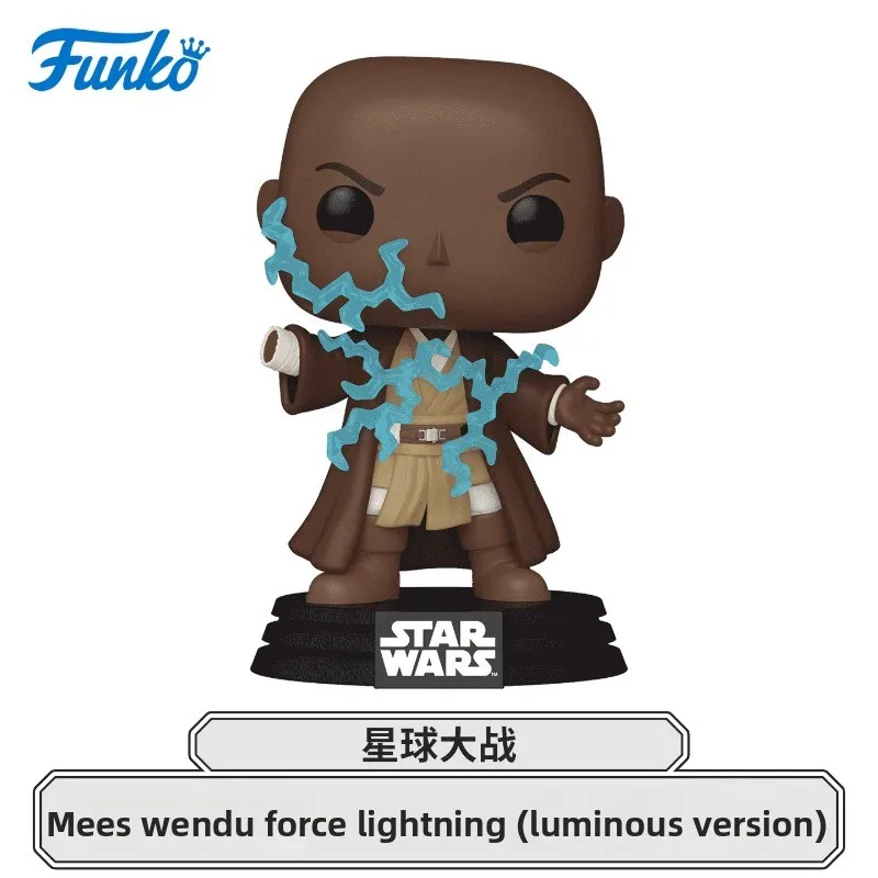 Genuine Edition FUNKO POP Star Wars: Mace Windu, Force Lightning Action Desktop Decoration Ornament Model Toys Collectible Model - Image 4