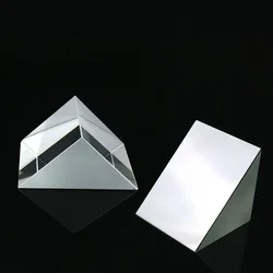 Right Angle External Reflecting Triangular Prism 20*20*20mm Inclined Plane Aluminized Optical Element K9 Total Reflection Prism