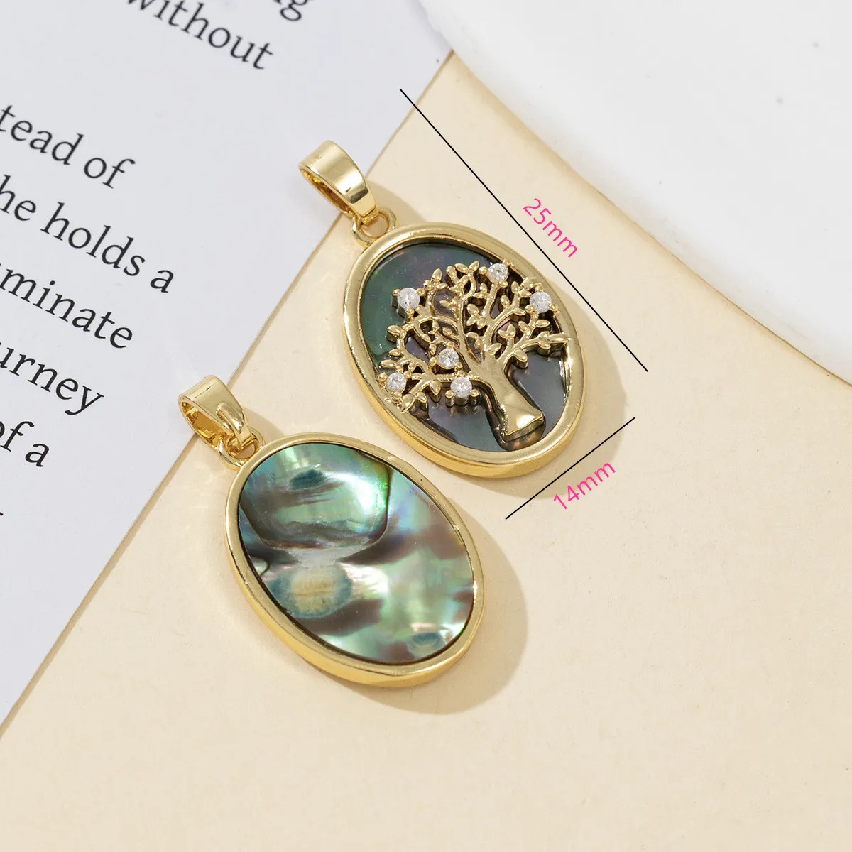 1pc Life Tree Hollow Natural Shell Pendant Charms for DIY Women Men Necklace Jewelry Making Accessories Daily Gifts