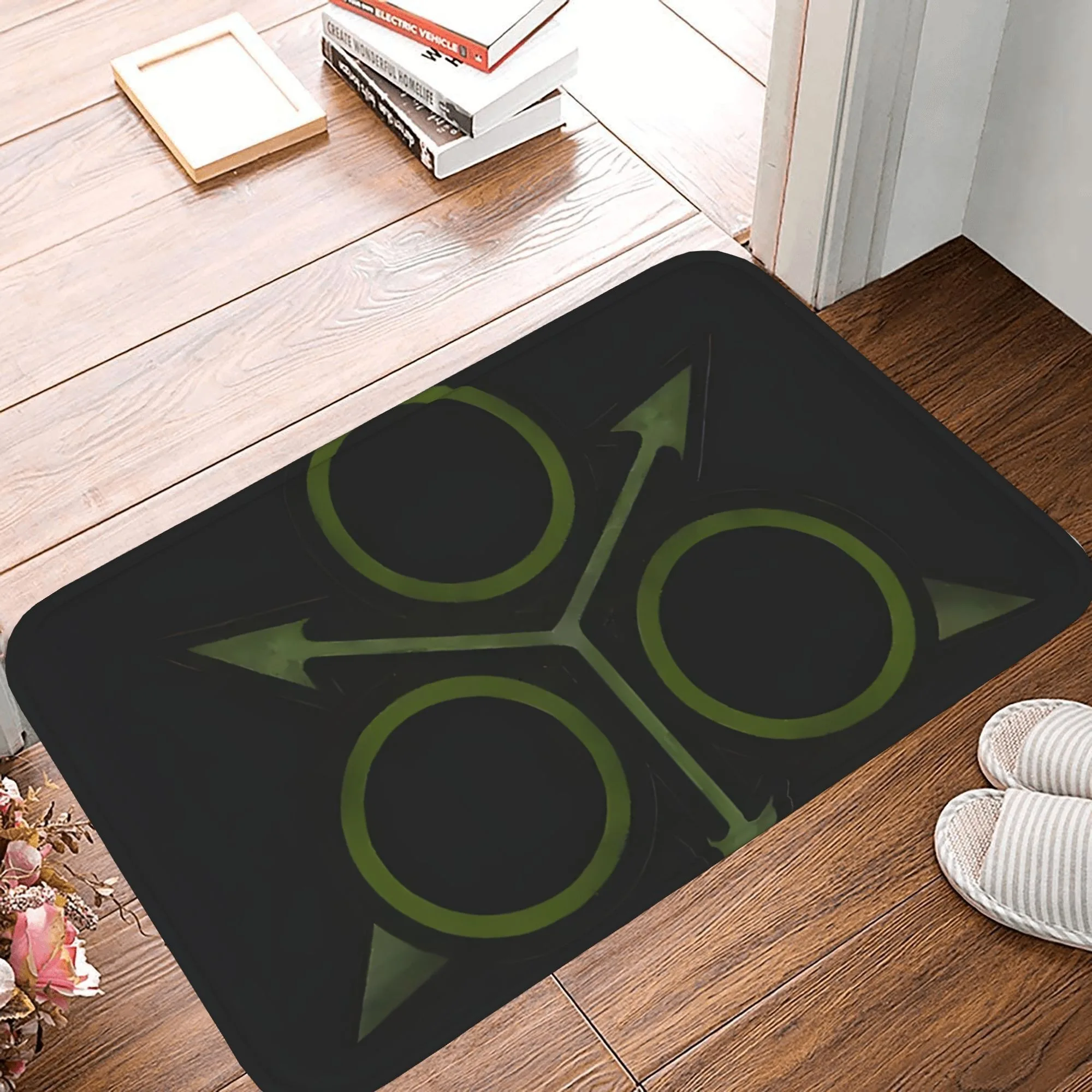 

1PC Windmill Pattern Kitchen Rug Non-Slip Door Mat Pop design Bathroom Rug Bath Mat Carpet for Home Sink Laundry Decoreeree