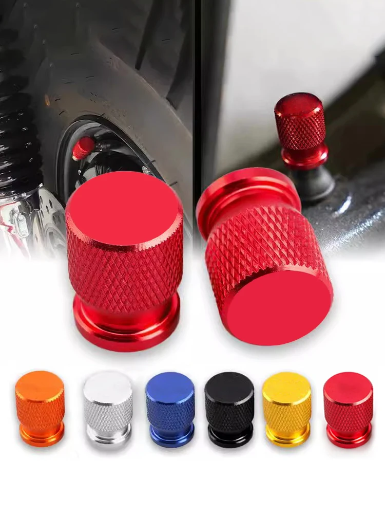 Aluminum tire valve stem caps set of 4