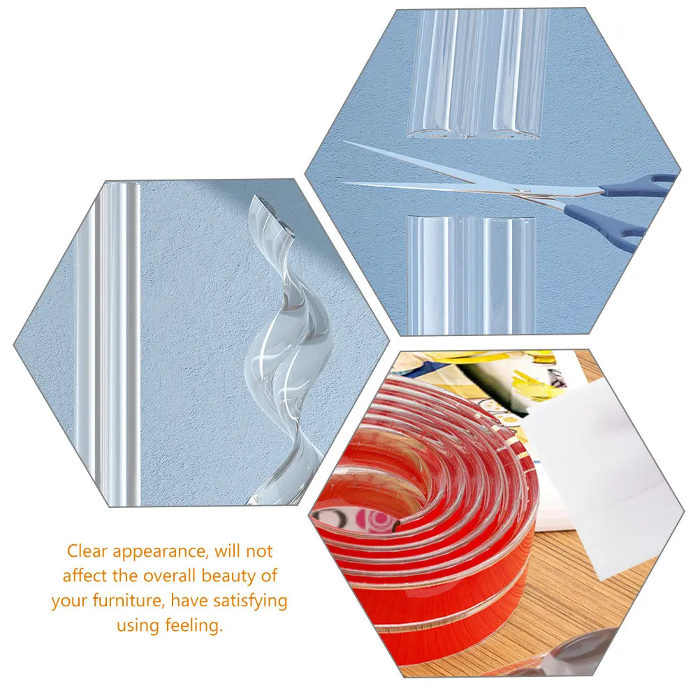 

Furniture Edges Protector Clear Bumper Strip for Child Safety Corner Guard Table Wall Bed Anti-Collision Guard