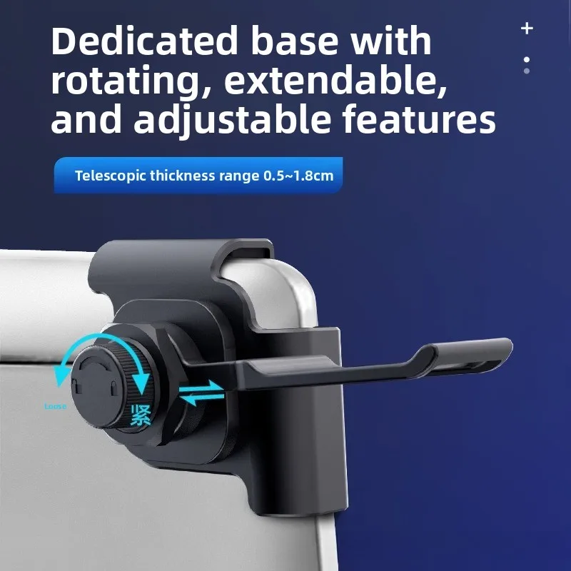 No-Drill Headphone Hanger, Over-Ear Headphone Stand, Monitor Corner Mount for Computer