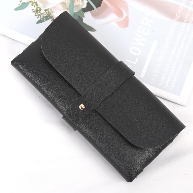 Neue Weiche Pu Leder Dicke Gläser Tasche Mode Gläser Schutzhülle Frauen Männer Tragbare Sonnenbrille Boxen Brillen Zubehör – Detail 7