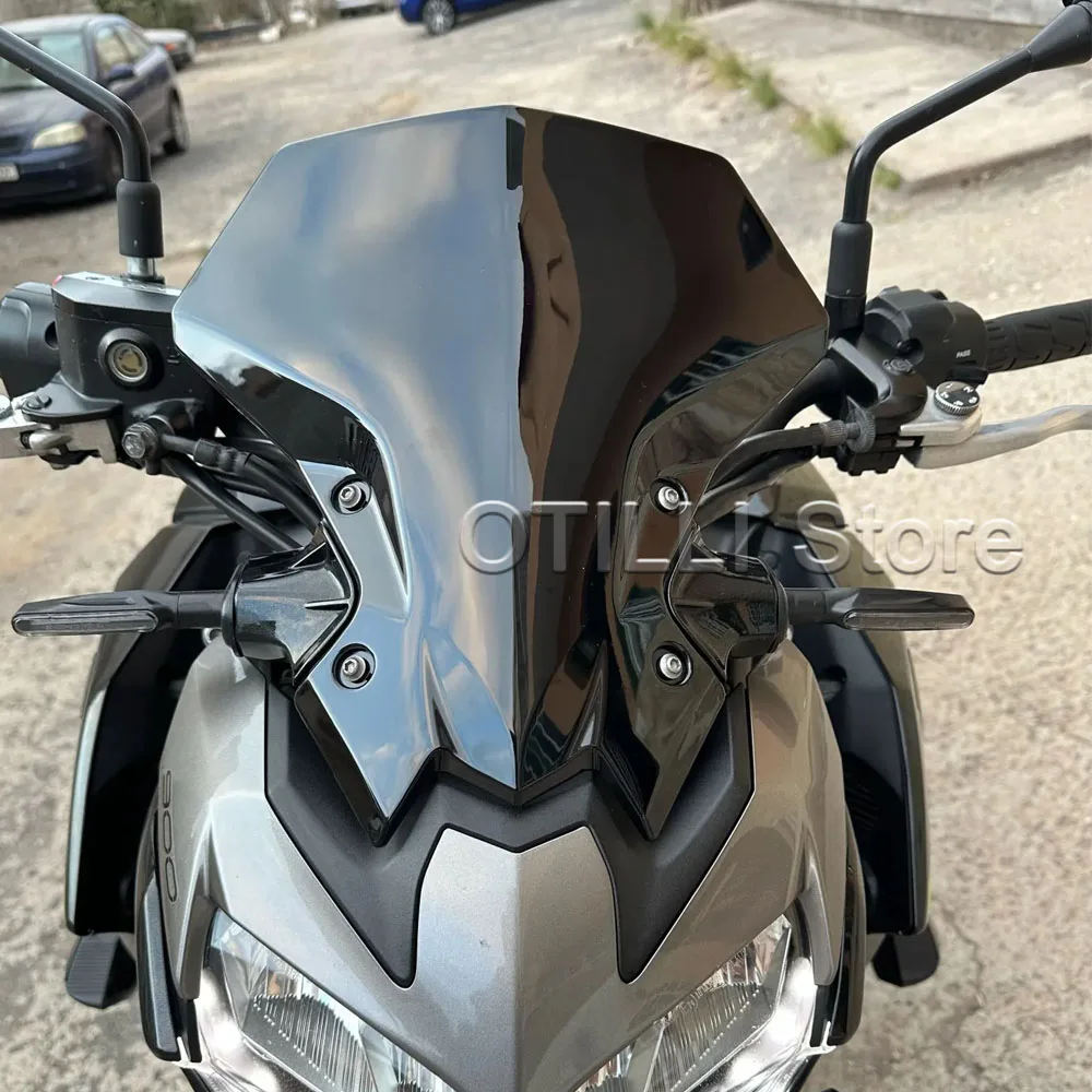 جديد مناسب لـ KAWASAKI Z900 Z 900 Z650 2020 2021 2022 2023 2024 ملحقات الدراجة النارية الرياضية الزجاج الأمامي حاجب الزجاج الأمامي منحرف #3