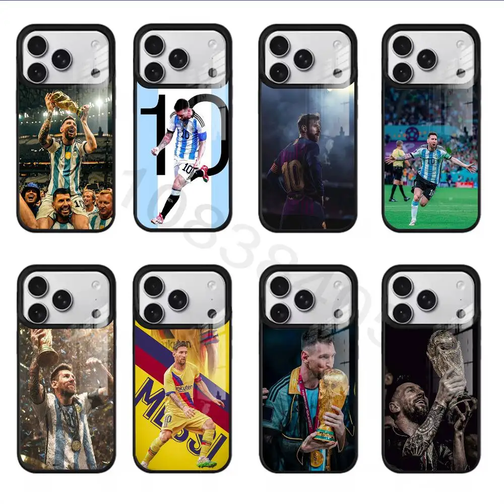 

Football M-MesSI-S-M10 Phone Case For iPhone 17,16,15,14,13,12,11,Pro,Max,Plus,Mini,SE4,E Magnetic For Magsafe Wireless