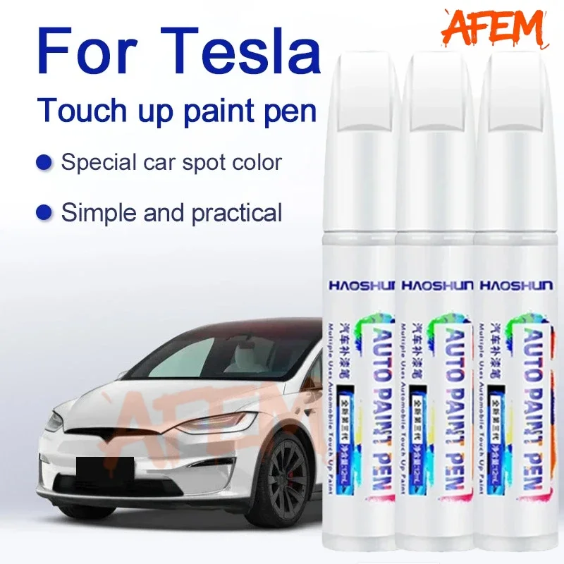 For Tesla Model 3 Y X S Car Paint repair pen Car touch up pen Black white For Tesla wheel paint repair agent Paint repair set