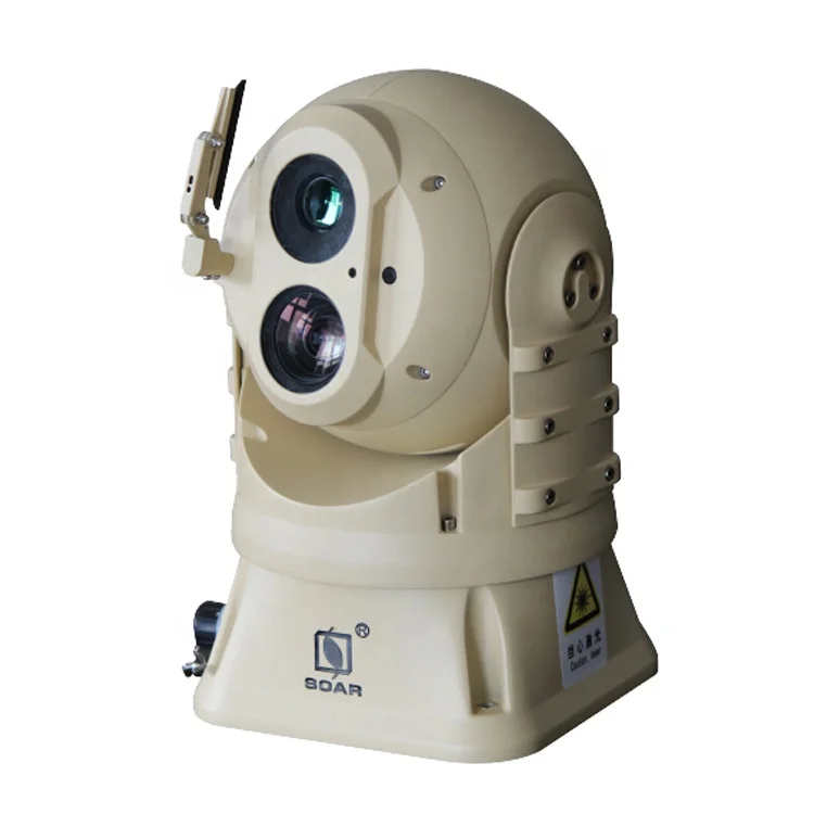 640x480 Night Vision Marine Ship Boat Mounted Sueveillance PTZ Thermal Imaging PTZ Camera Support Gyro Stabilisation