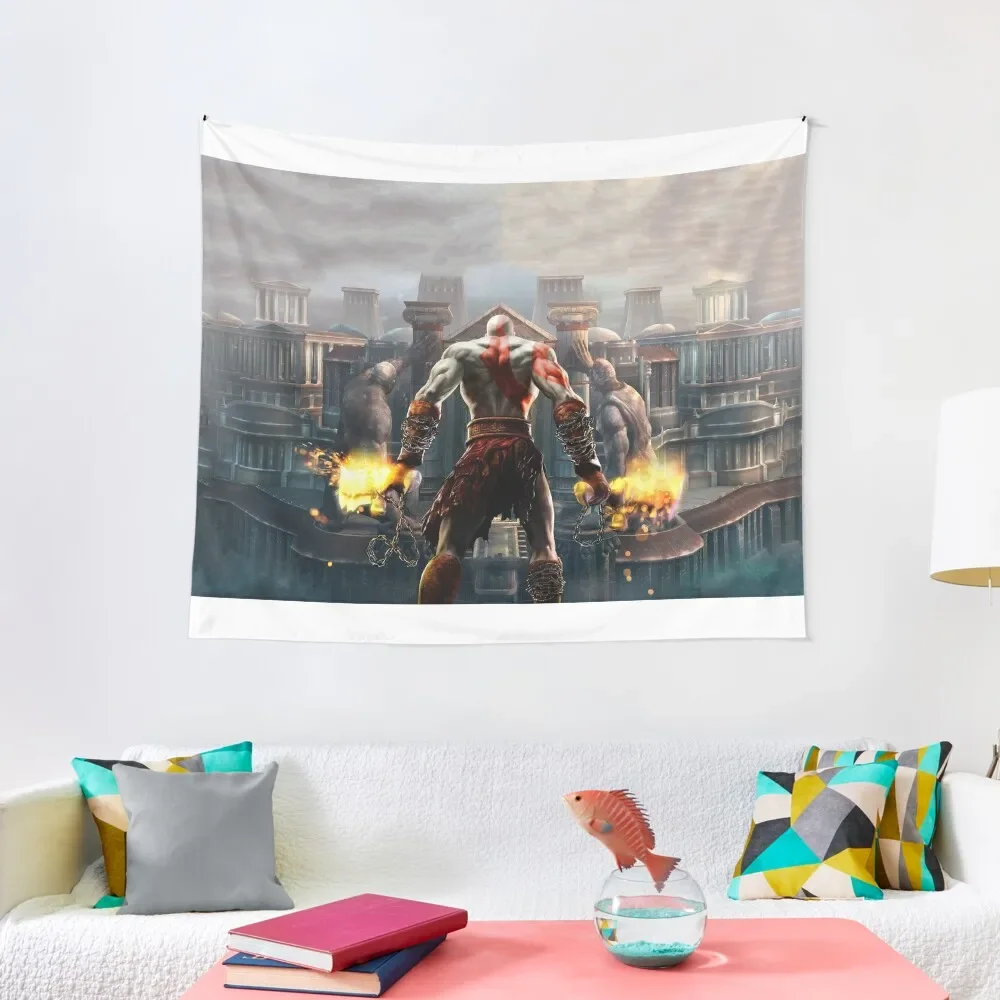 Kratos Tapestry Aesthetic Home Decor Decorative Paintings Tapestry