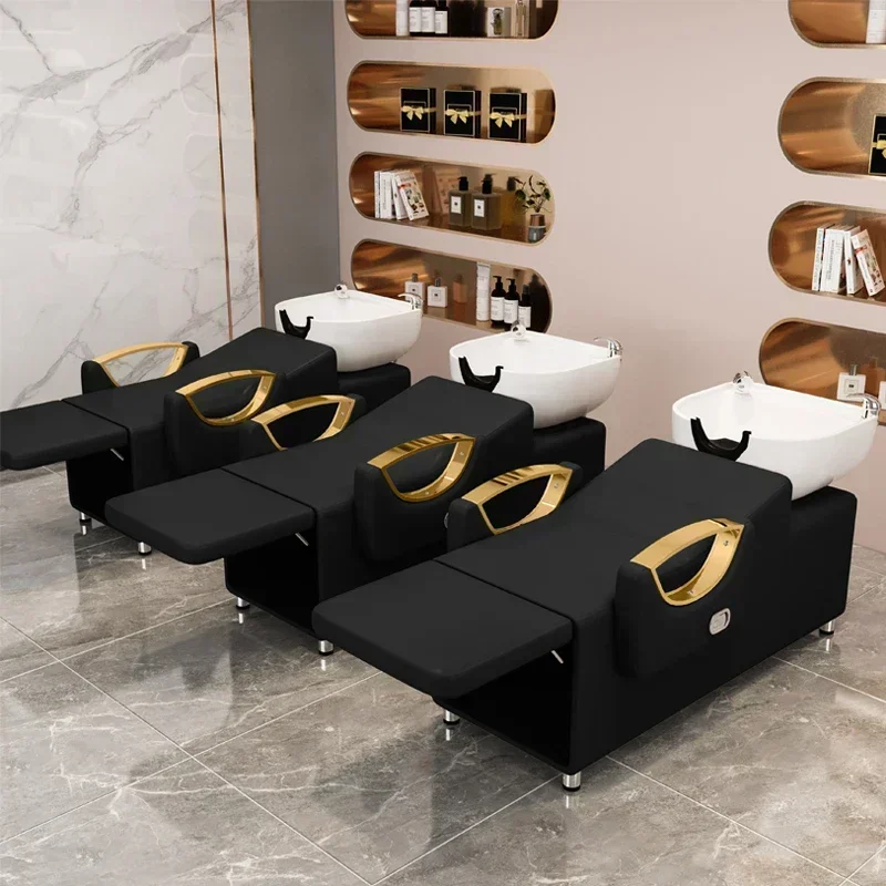 

Sink Spa Shampoo Chair Hairdressing Salon Chairs For Hair Stylist Water Hair Spa Cadeira Salao beauty salon Furniture