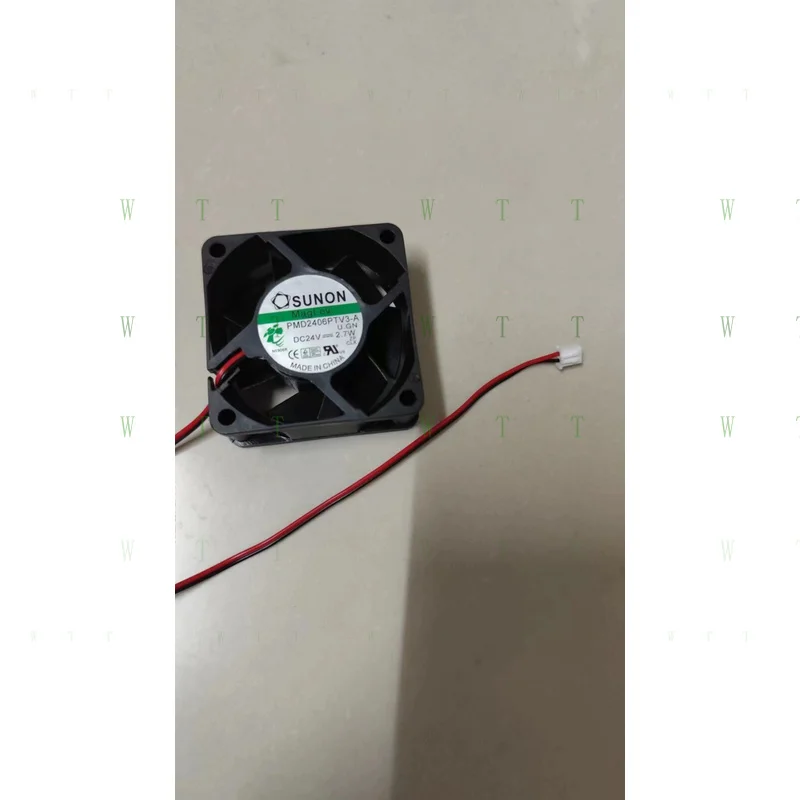 H 1 PCS FOR SUNON Fan PMD2406PTV3-A DC24V 2.7W 6025 6CM 2 WIRE Cooling Fan