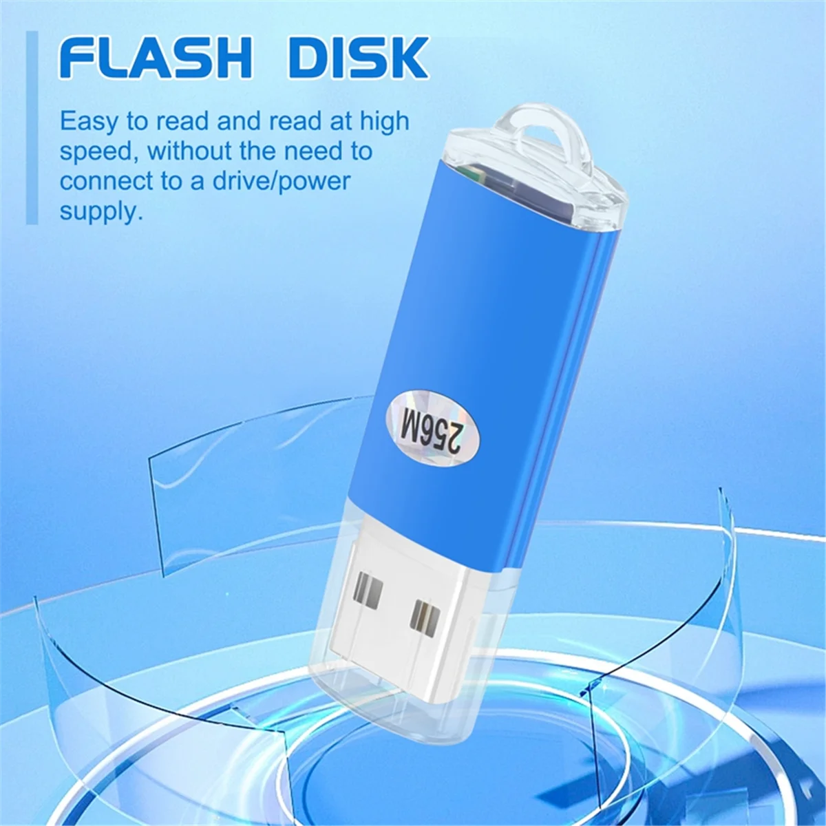 Superior 256 MB USB 2.0 Flash U disco azul