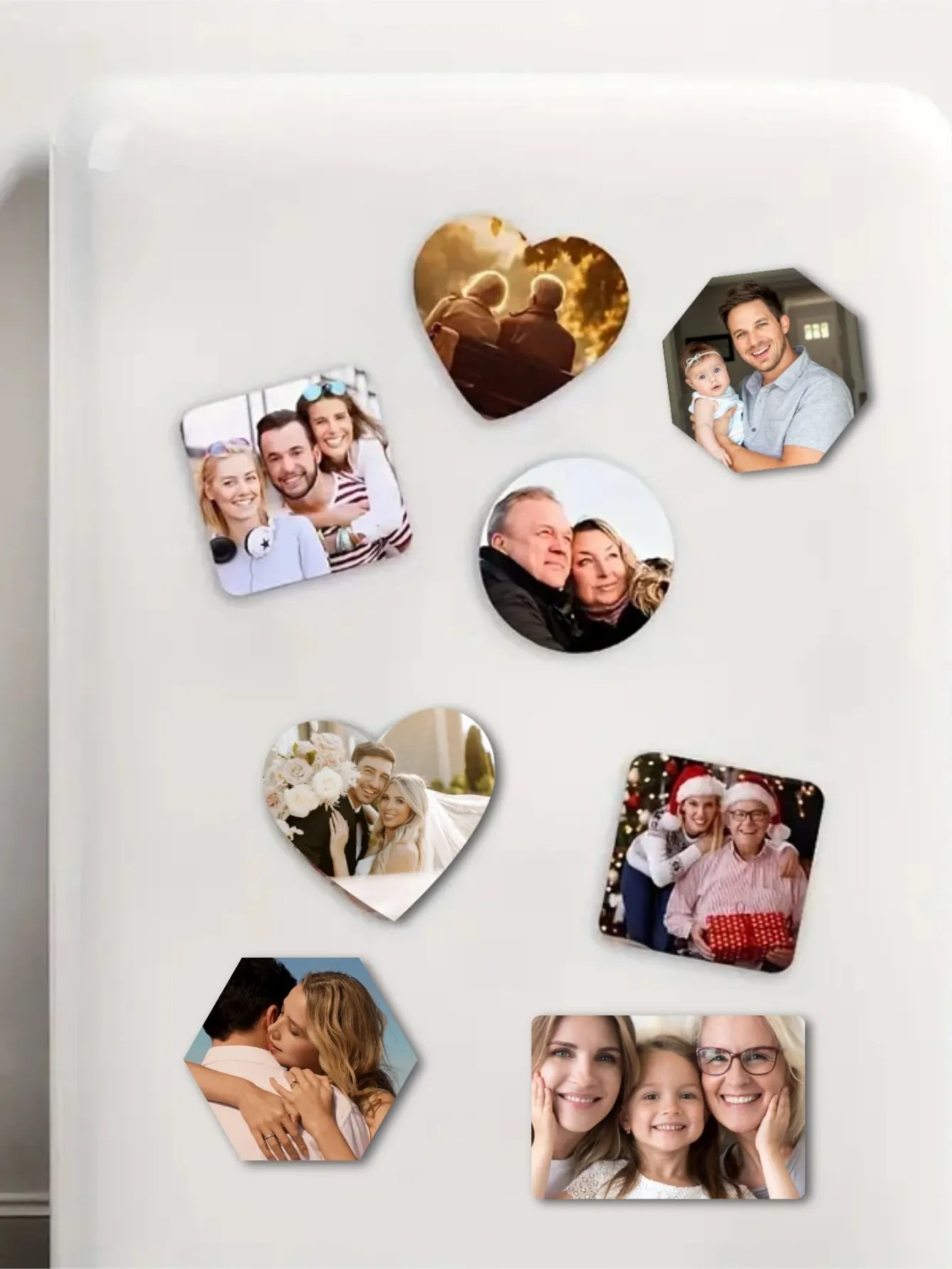 1 Piece Of Custom Picture Magnetic Refrigerator Magnet For Family And Friends Love Memories Gift Customized Refrigerator Magnet