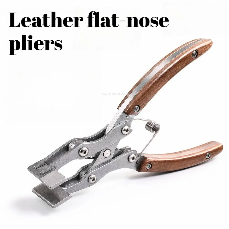 Flat-nose Pliers Hand-made DIY Leather Accessory Clamps Edge Folding Pressing Pliers Parallel Clamps Pressing Leather Glue Lines
