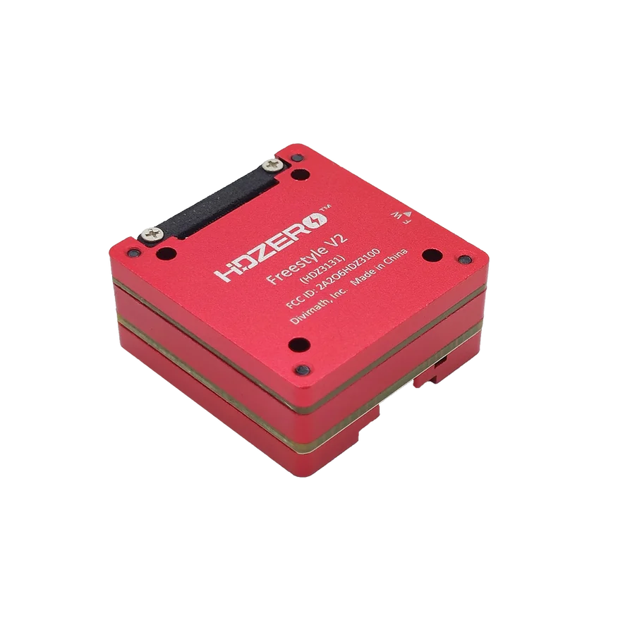 HDZero Freestyle V2 Kit 5.8GHz Digital FPV VTX Transmitter Kit, CNC Shield Housing Support 1080p30, Max 1W RF Output