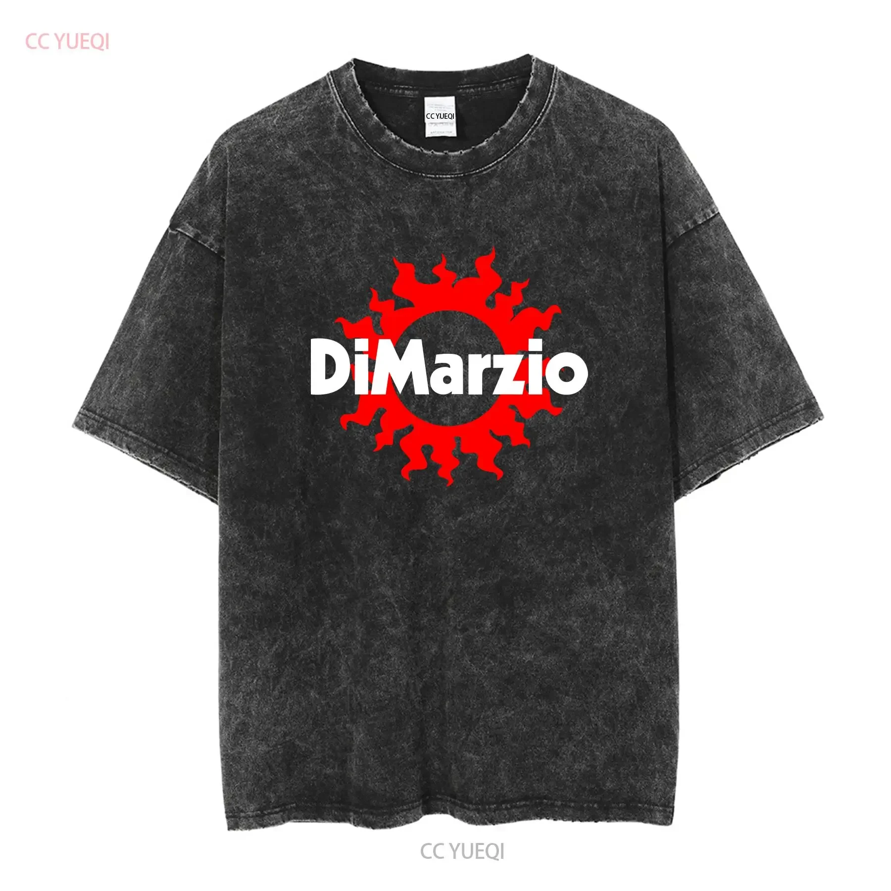New Limited DiMarzio Electric Guitars Company T Shirt Usa Size vintage Washed Top For Everyday Wear Soft designer clothes homme