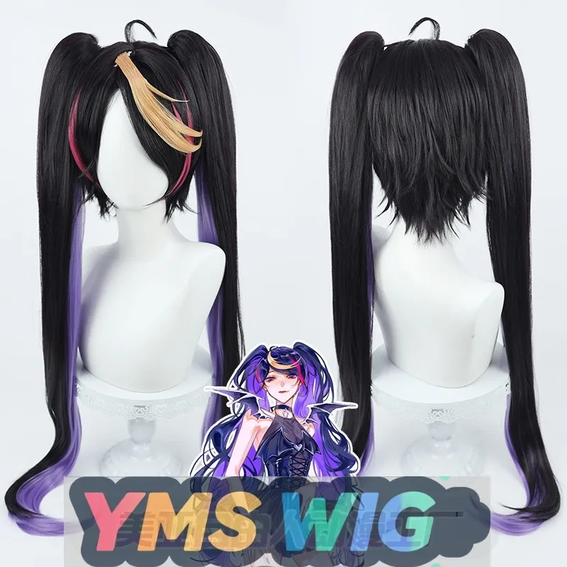 

【YMS WIG】Virtual YouTuber Shu Yamino Double Ponytail Cosplay Wig NIJISANJI Double Ponytail
