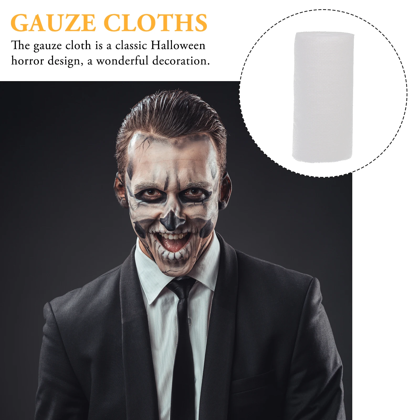 

4 Rolls Accessories Blood Bandage Props Decoration Halloween Decorations Cloth Layout