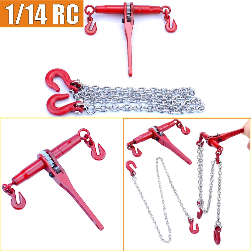 Metal Model Steel Chain Tensioner for Tamiya 1/14 RC Truck for SCANIA 770S R620 for Volvo FH16 for ACTROS 3363 Car