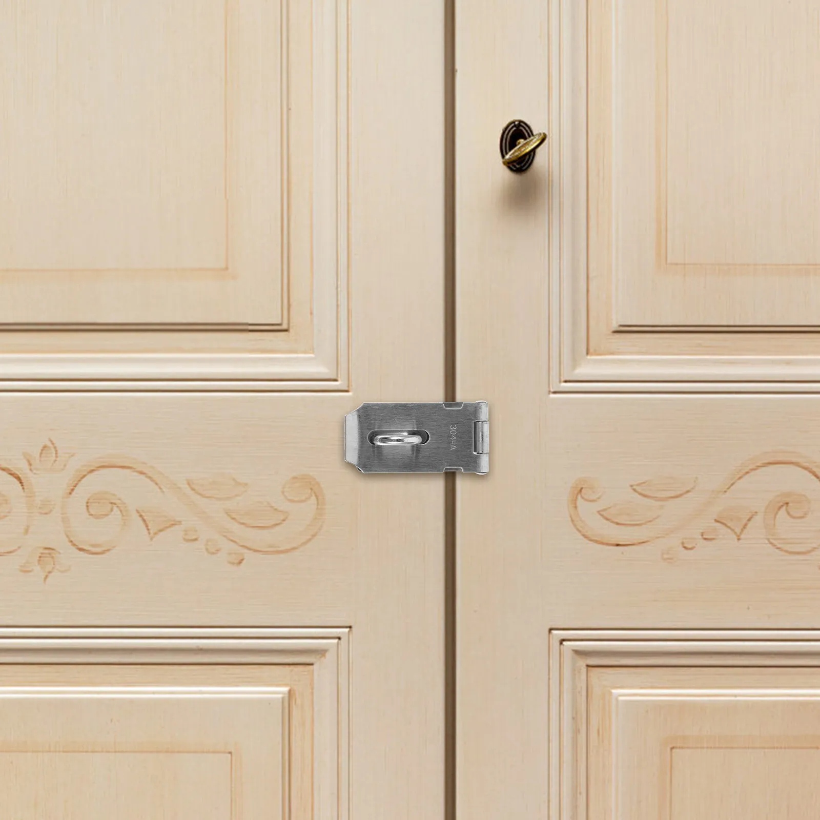 

2 шт. Нержавеющие стальные защелки-замки для наружных ворот, дверей сарая, раздвижных дверей, фурнитура для сараев