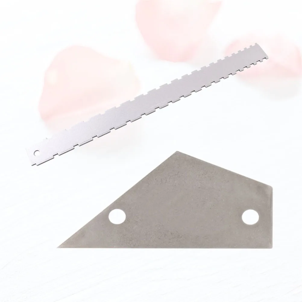 

2Pcs Guitar Repair Measuring Ruler String Height Gauge Luthier Tool for Electric Bass Acoustic Instruments Silver