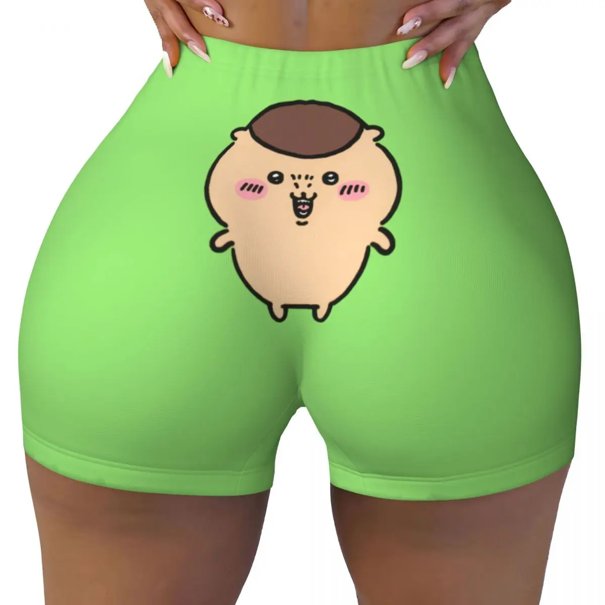 

Пользовательские милые мультяшные C-chiikawas аниме волейбольные байкерские шорты для спортзала женские популярные манга спортивные шорты для йоги