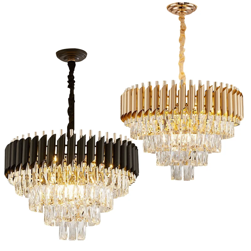 

2026 Classic Crystal Gold Chandelier Lights Led, Luxury French Style Chandeliers for Dining Room Bedroom Decoration Vintage Lamp