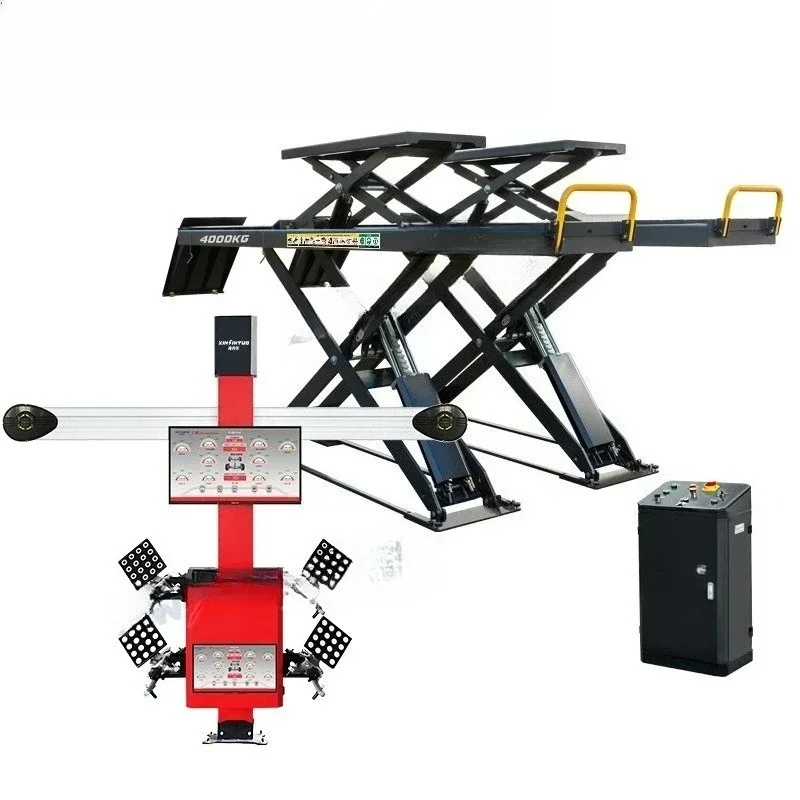 Car ultra-thin child and mother large shear lift 4 tons lift