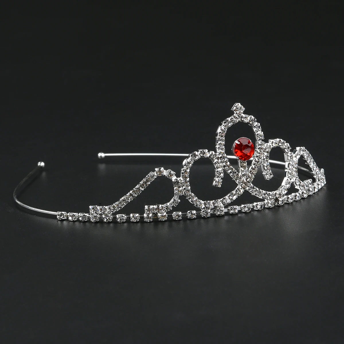 

Wedding Crown Head Hoop Charming Hair Accessory Tiara Rhinestone Headband Crystal Bridal Pageant Flower