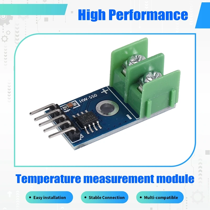 5PCS MAX6675 K Type Thermocouple Temperature Sensor Module for-FABY