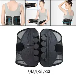 Back Support Belt Adjustable Lower Back Brace Lumbar Support for Scoliosis,Dual Adjustable Straps Lumbar Support back braces