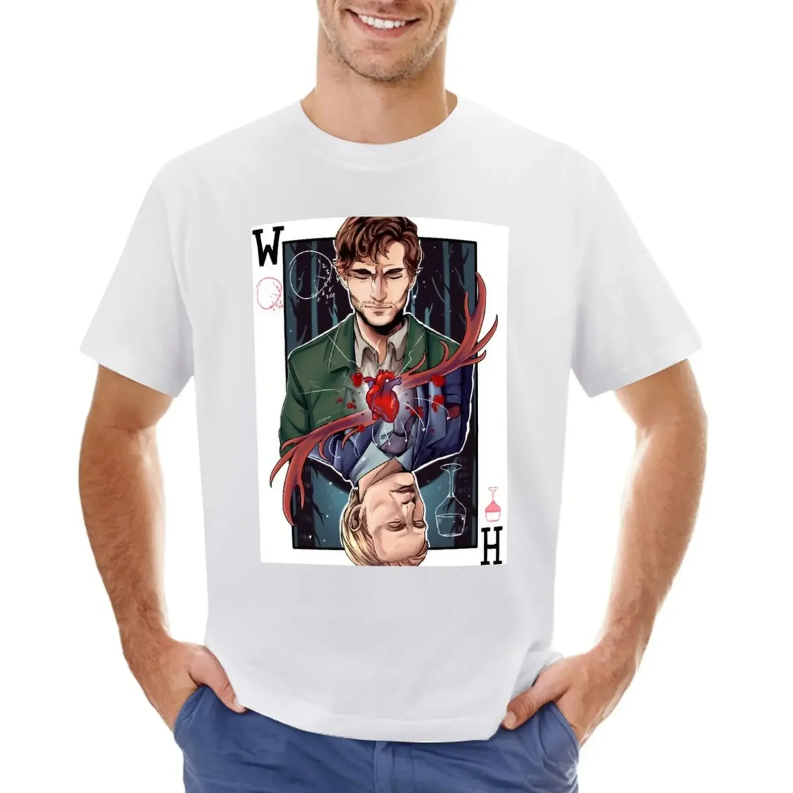 

Hannibal T-shirt cute tops plain summer top men t shirts