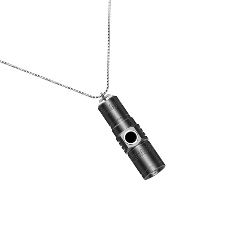 367C Portable 6cm Flashlight Necklace With Variable And Multiple Styles For Practical Lighting