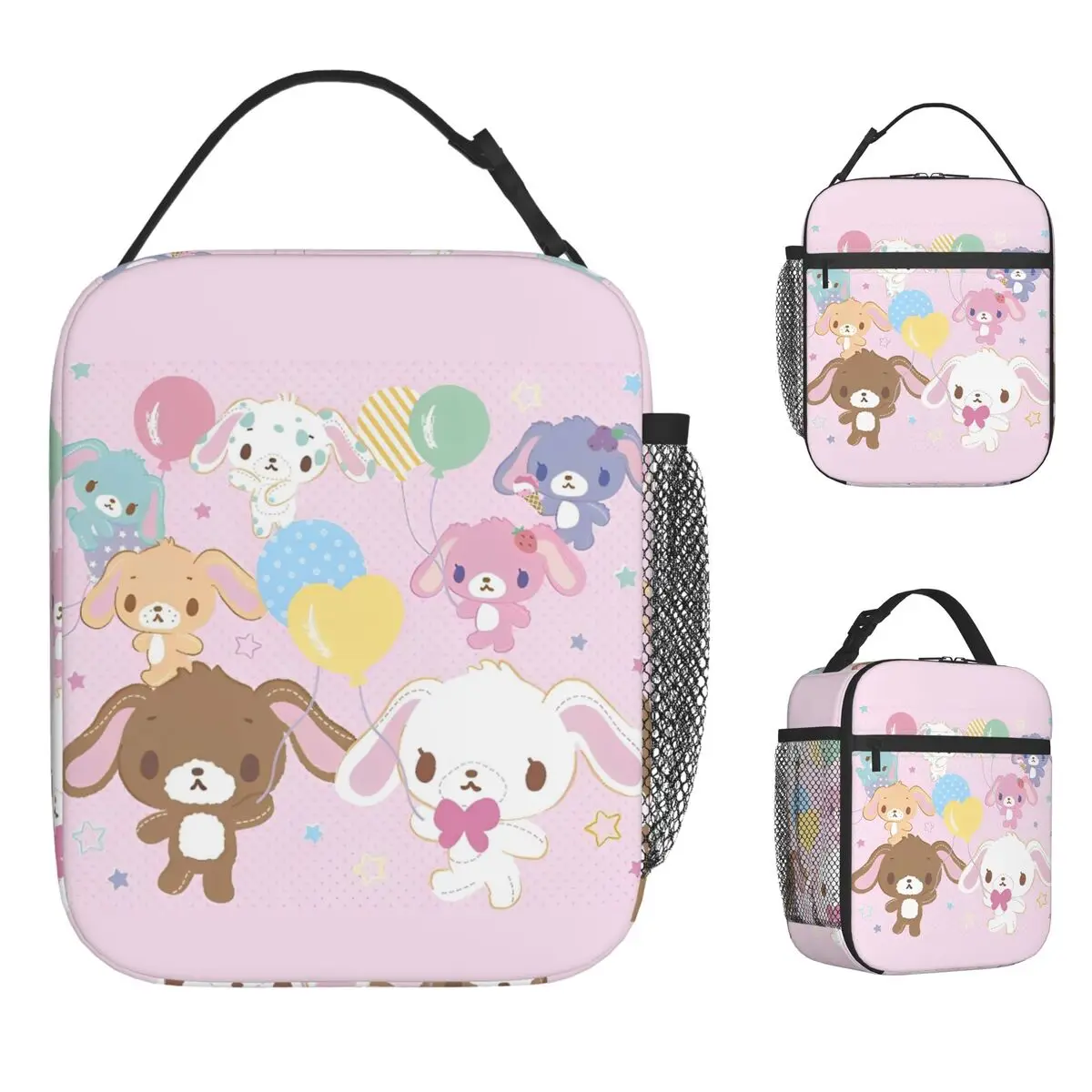 

Сумка-холодильник с милым сахарным кроликом Контейнер для еды Sugarbunnies Герметичная сумка-тоут Ланч-бокс Сумки для хранения еды Офис