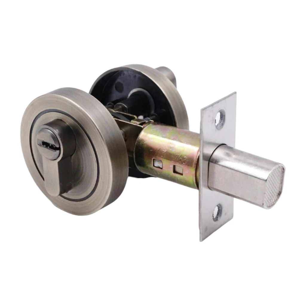 Indoor Door Lock Concealed Lock Anti-theft Solid Lock Internal Rotary Button Simple Installation Interior Security