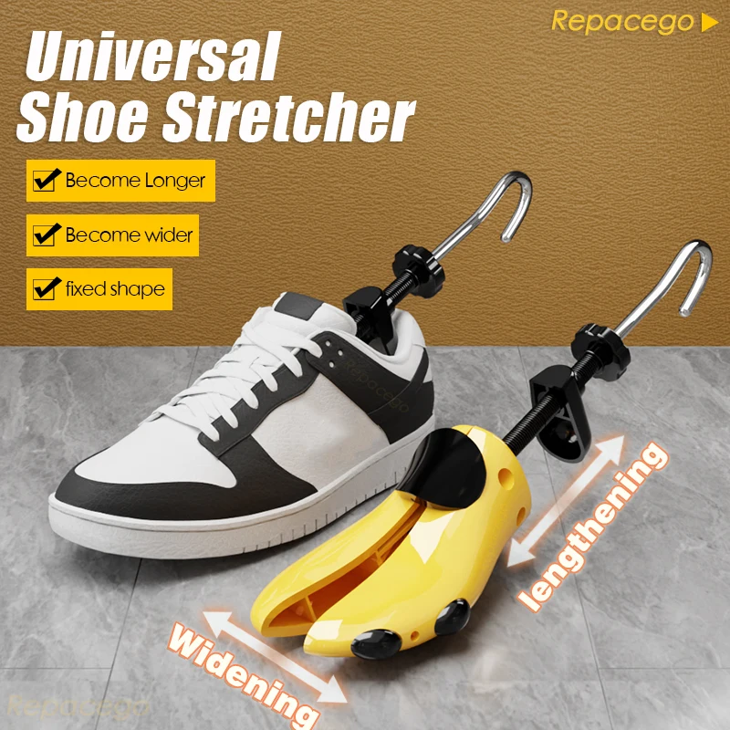 Repacego 1-delige schoenspanners Verstelbare schoenbrancard Plastic Expander Heren Dames Unisex Lengte Breedte schoenen Extender Keeper Hakken