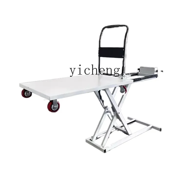 TQH trolley on-board handling electric hydraulic lift flat truck hydraulic scissor lift table