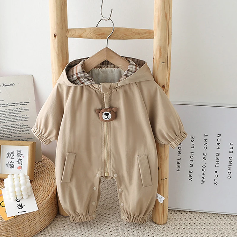 IYEAL 2026 Spring New Baby Clothes Casual Newborn Cute Jacket Super Cute jumpsuit One Year Old Baby Outerwear