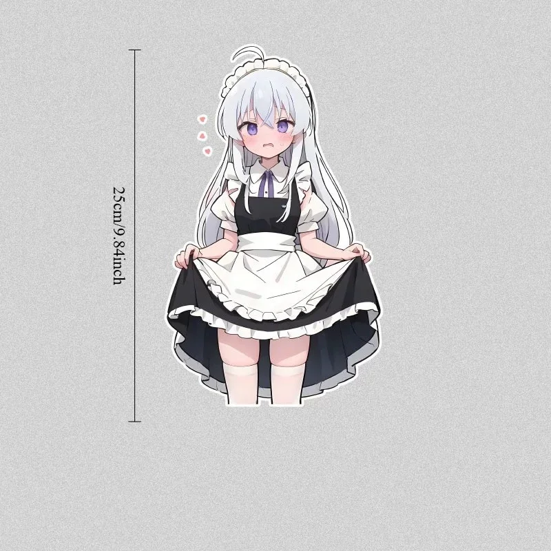 Waterproof Wandering Witch Elaina Vinyl Sticker Anime Girl Decal for Car Window Laptop Motorcycle Helmet Itasha Decor