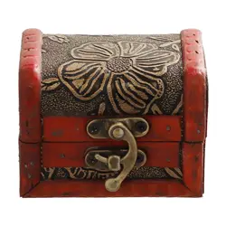 Retro Design Jewelry Box Package Retro Design S Storage Treasure Chest Trinket Box Antique Wooden Box Accessories