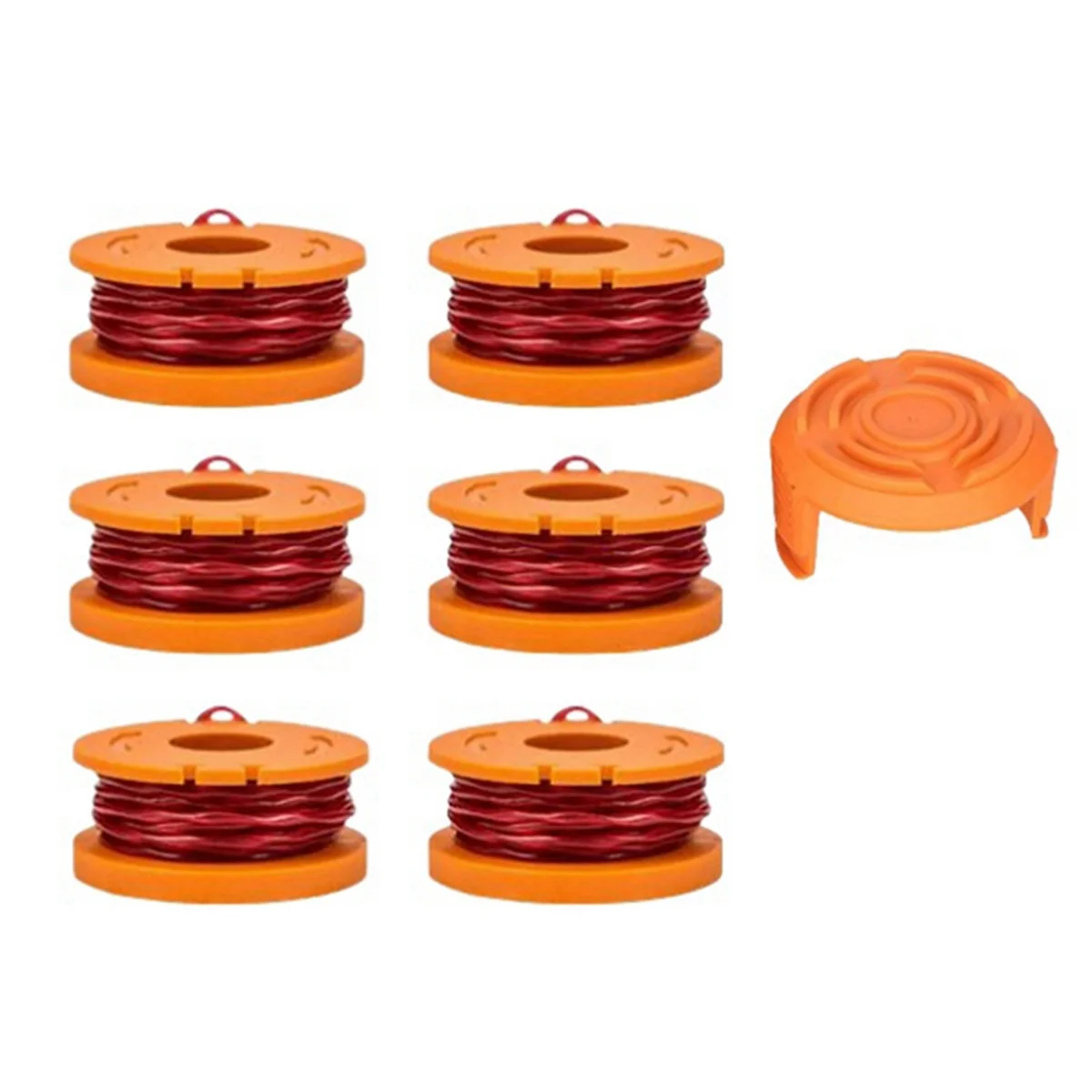 ABMO Set di coperture per bobine per trimmer per tosaerba WA0010 Bobina WA6531 Parti di utensili per copertura linea